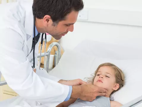 Hipertrofia de las amígdalas en niños