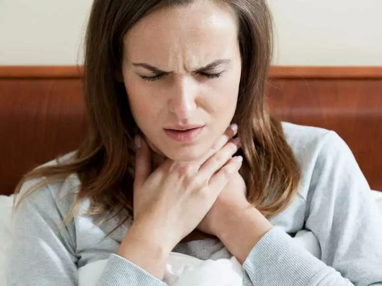 COVID-19 y dolor de garganta