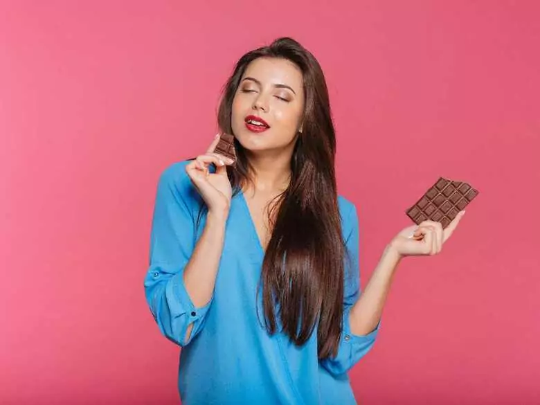 El chocolate y un corazón sano