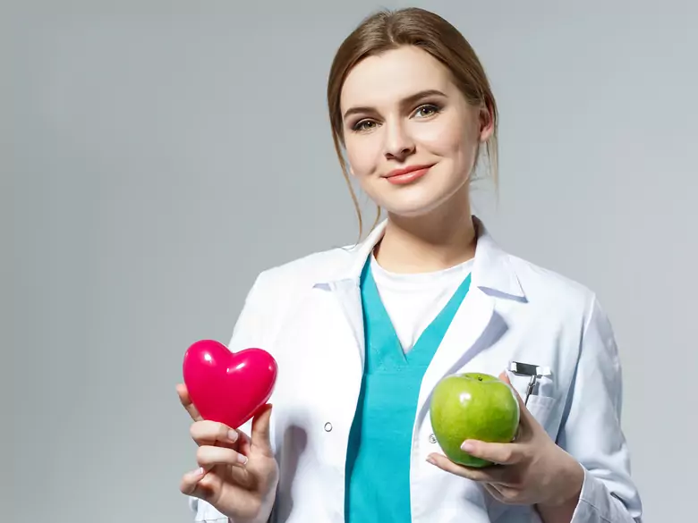 Un corazón sano para una mujer madura