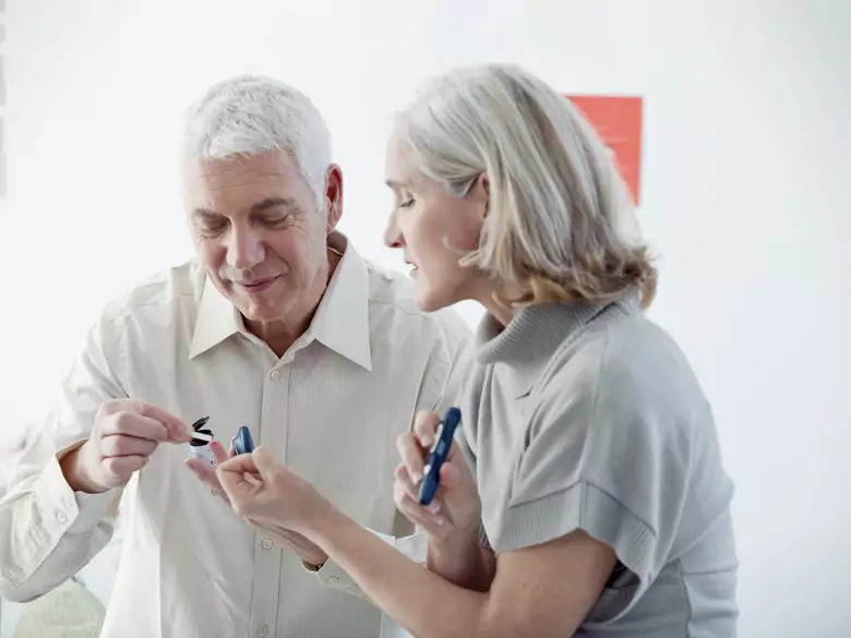 Paciente diabético en la consulta dental